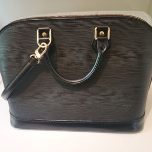 Louis Vuitton Vintage Alma Leather Handbag